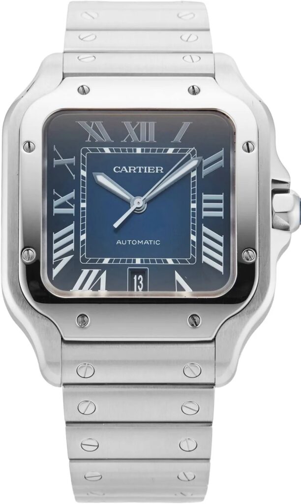 CARTIER SANTOS BLUE LARGE  (WSSA0071)