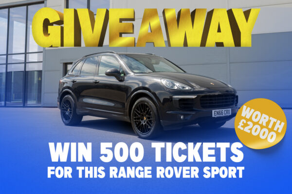 FREE 500 TICKET GIVEAWAY FOR PORSCHE DRAW