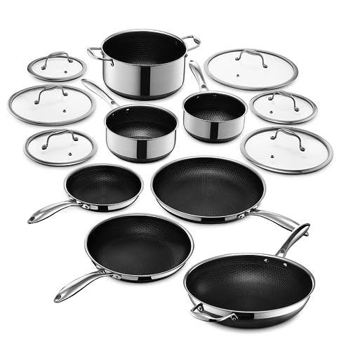 HexClad 13-Piece Hybrid Cookware