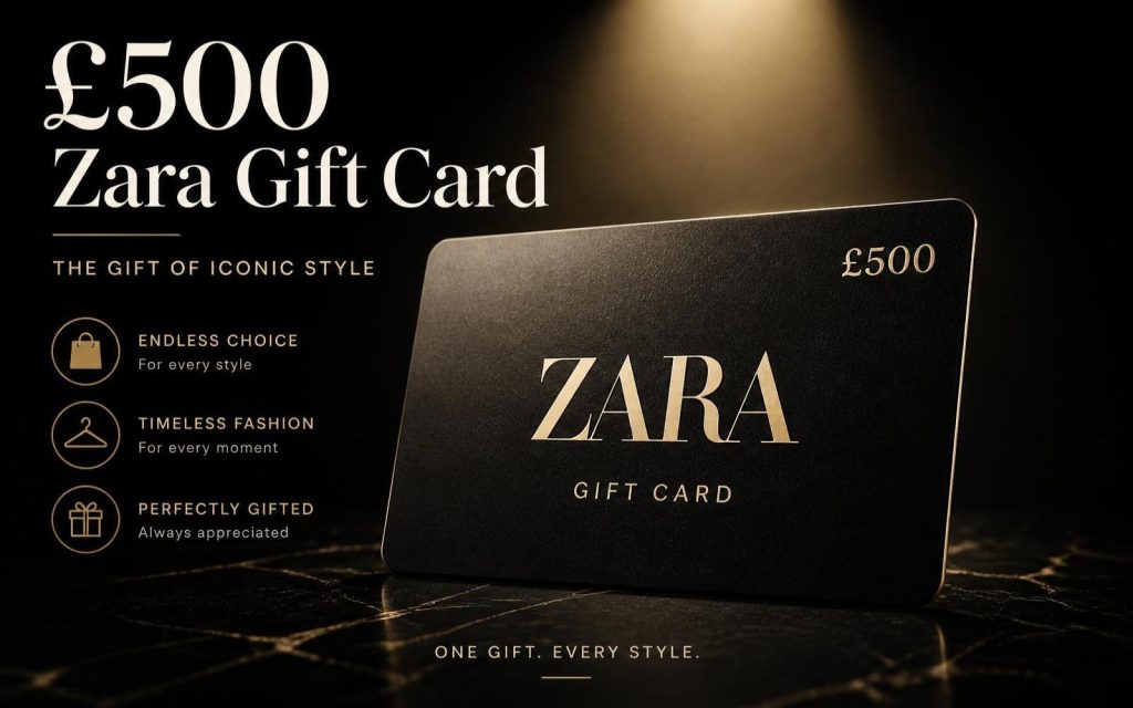 £500 Zara Voucher