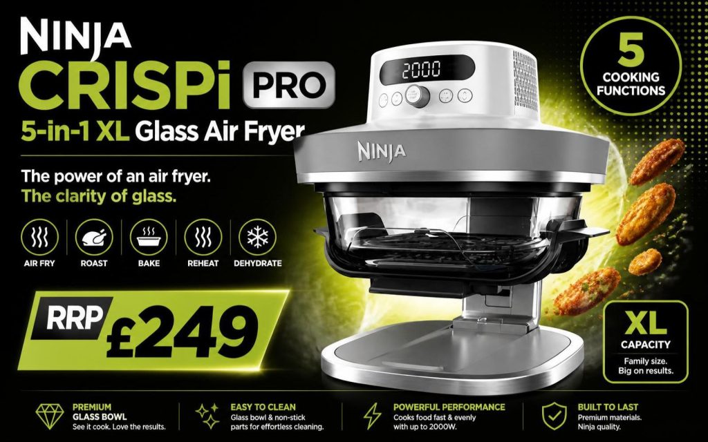 Ninja Crispi Pro Glass 5-in-1