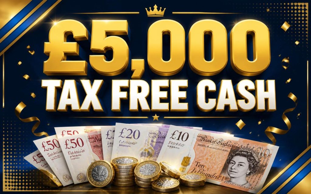 £5,000 Tax Free Cash