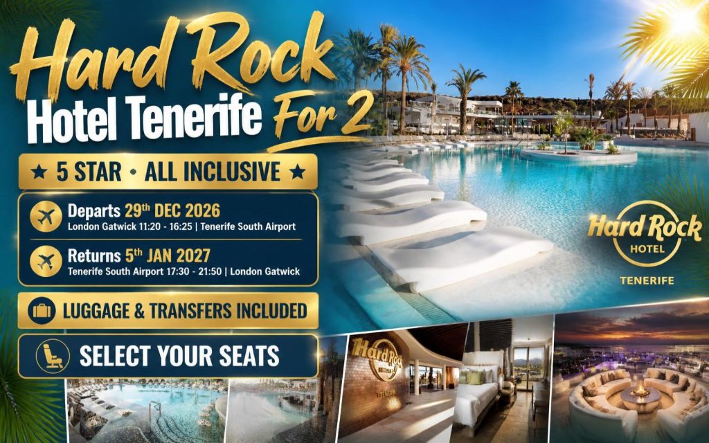 Hard Rock Hotel Tenerife — Christmas for 4