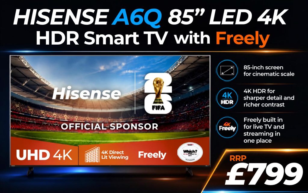 Hisense A6Q 85" 4K Smart TV