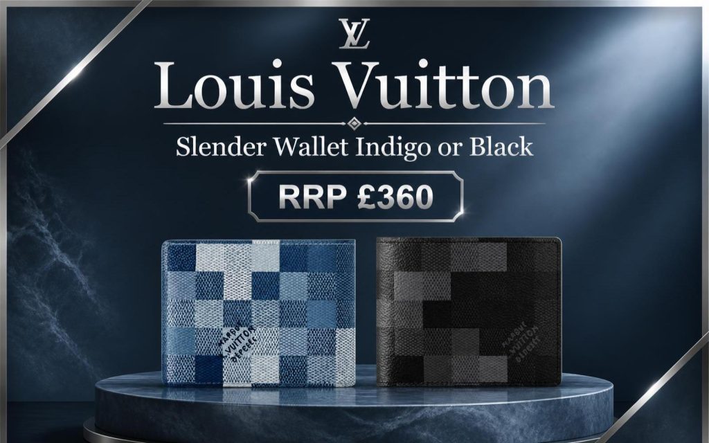 Louis Vuitton Slender Wallet — Indigo or Black