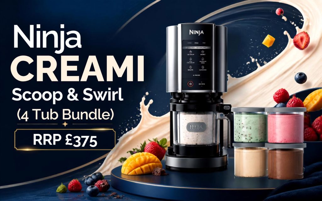 Ninja Creami Scoop & Swirl 4-Tub Bundle