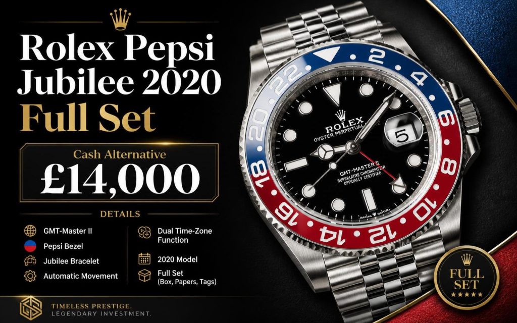 Rolex GMT-Master II Pepsi Jubilee 2020 — Full Set