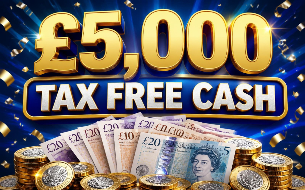 £5,000 Tax Free Cash
