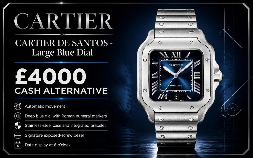 Cartier Santos de Cartier Large — Blue Dial