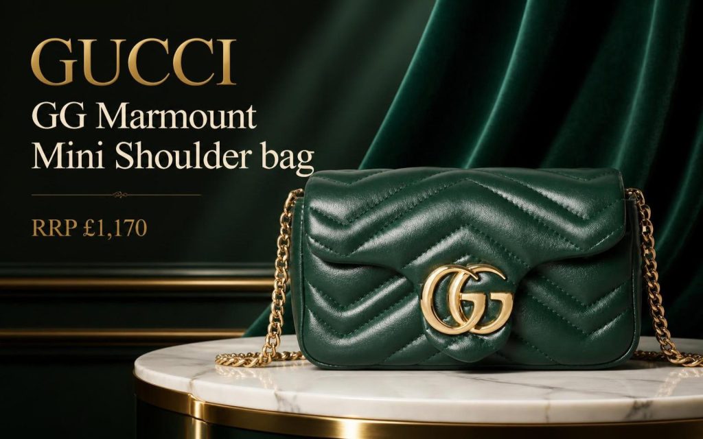 Gucci GG Marmont Mini Shoulder Bag — Forest Green