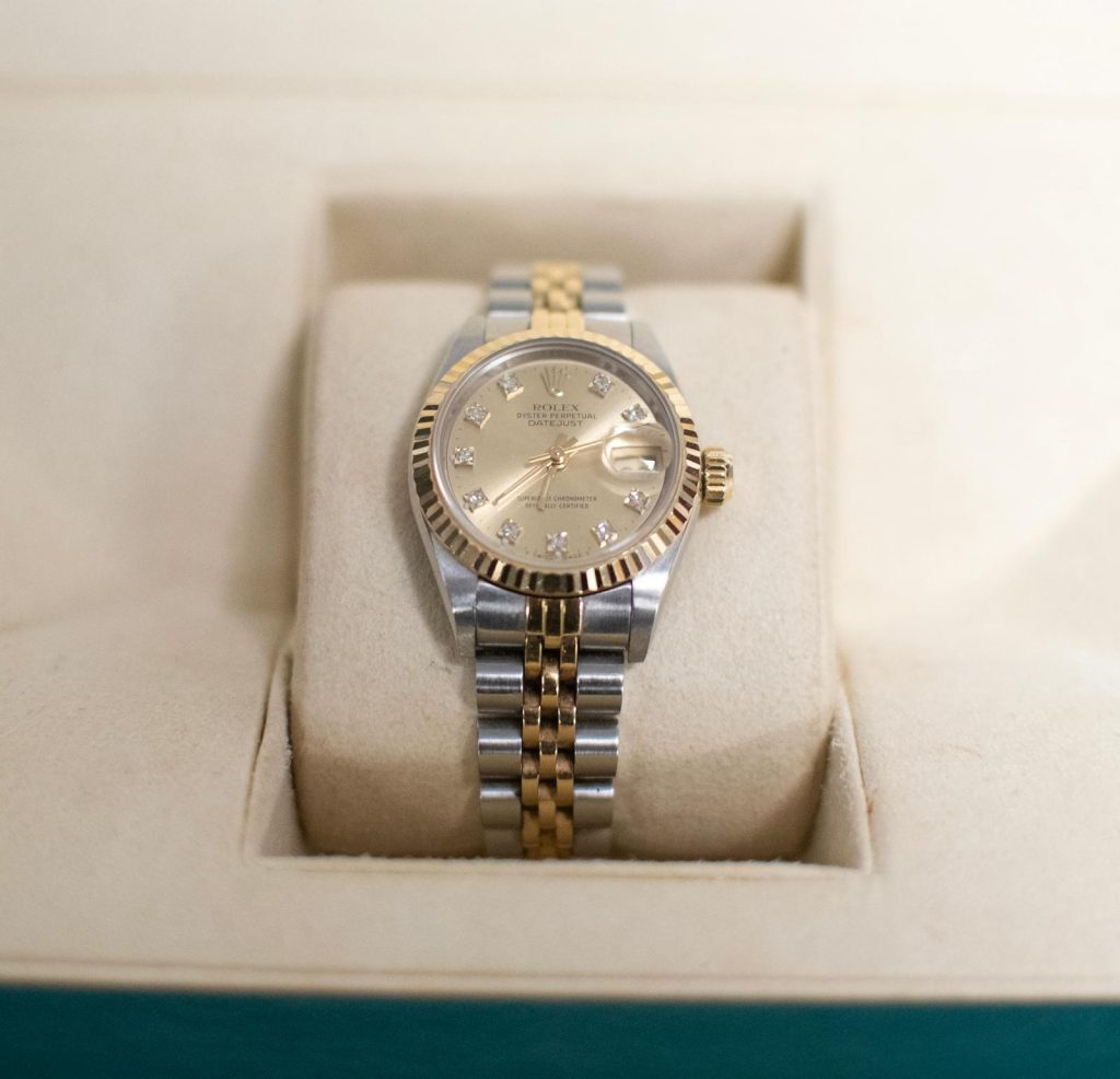Rolex Datejust 26mm — Factory Diamond Dot Dial