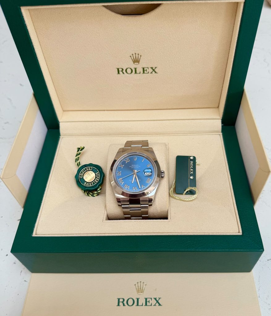 Rolex Datejust II 41mm — Blue Azzurro Dial