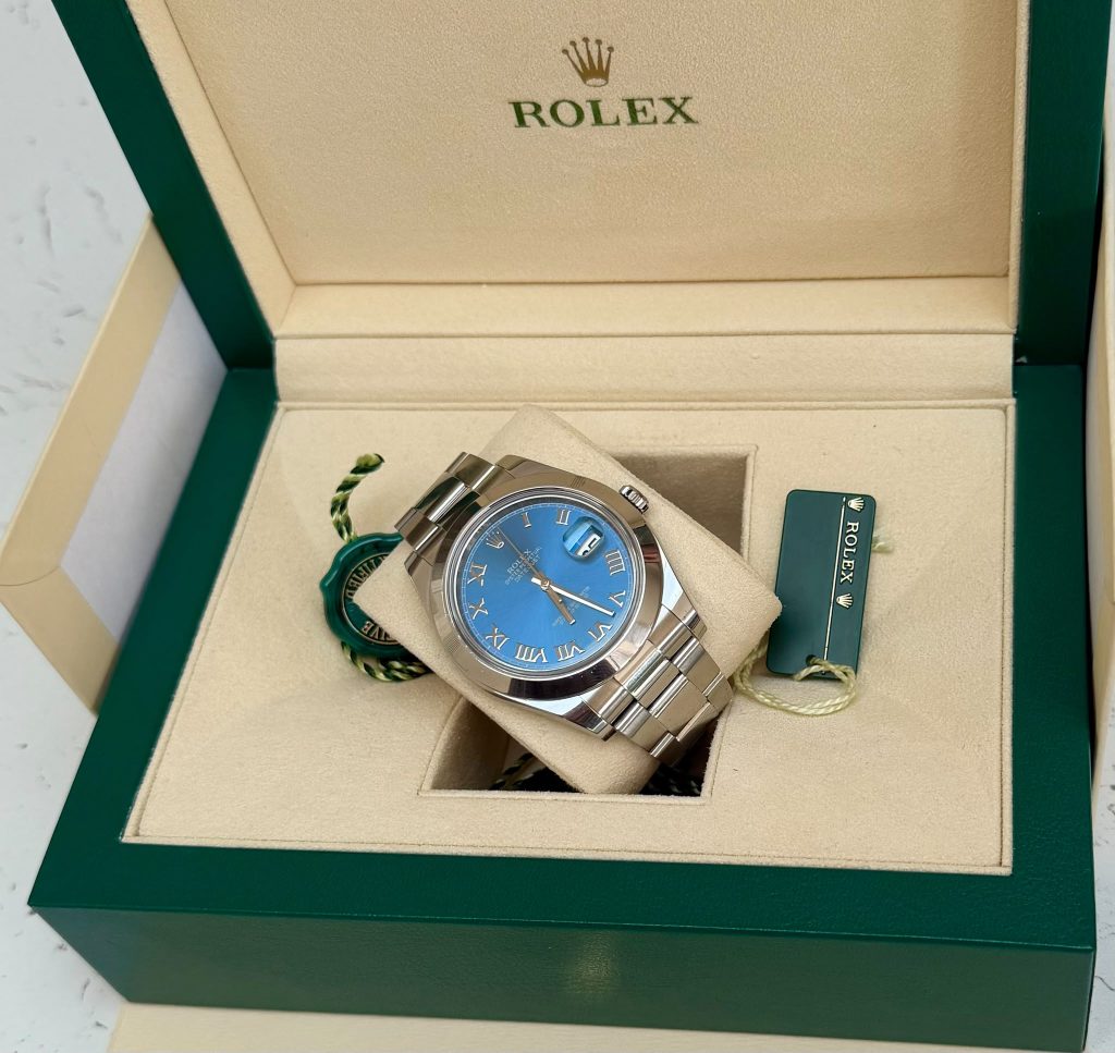 Rolex Datejust II 41mm — Blue Azzurro Dial