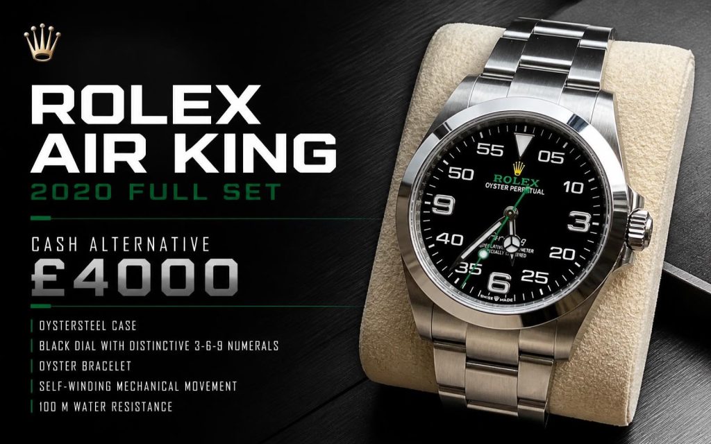 Rolex Air-King 2020 — Full Set