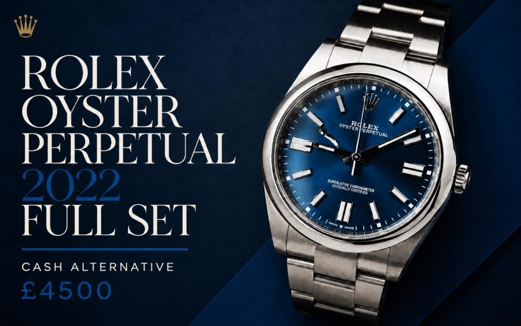 Rolex Oyster Perpetual 41 — Blue Dial (2022 Full Set)
